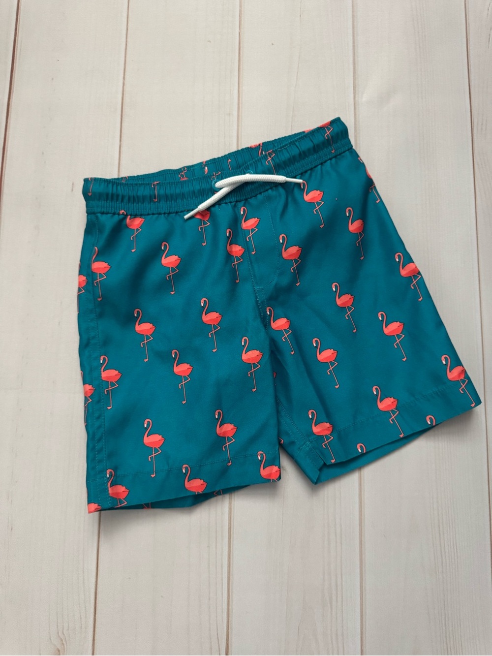 Lands End Flamingo Swim Trunks